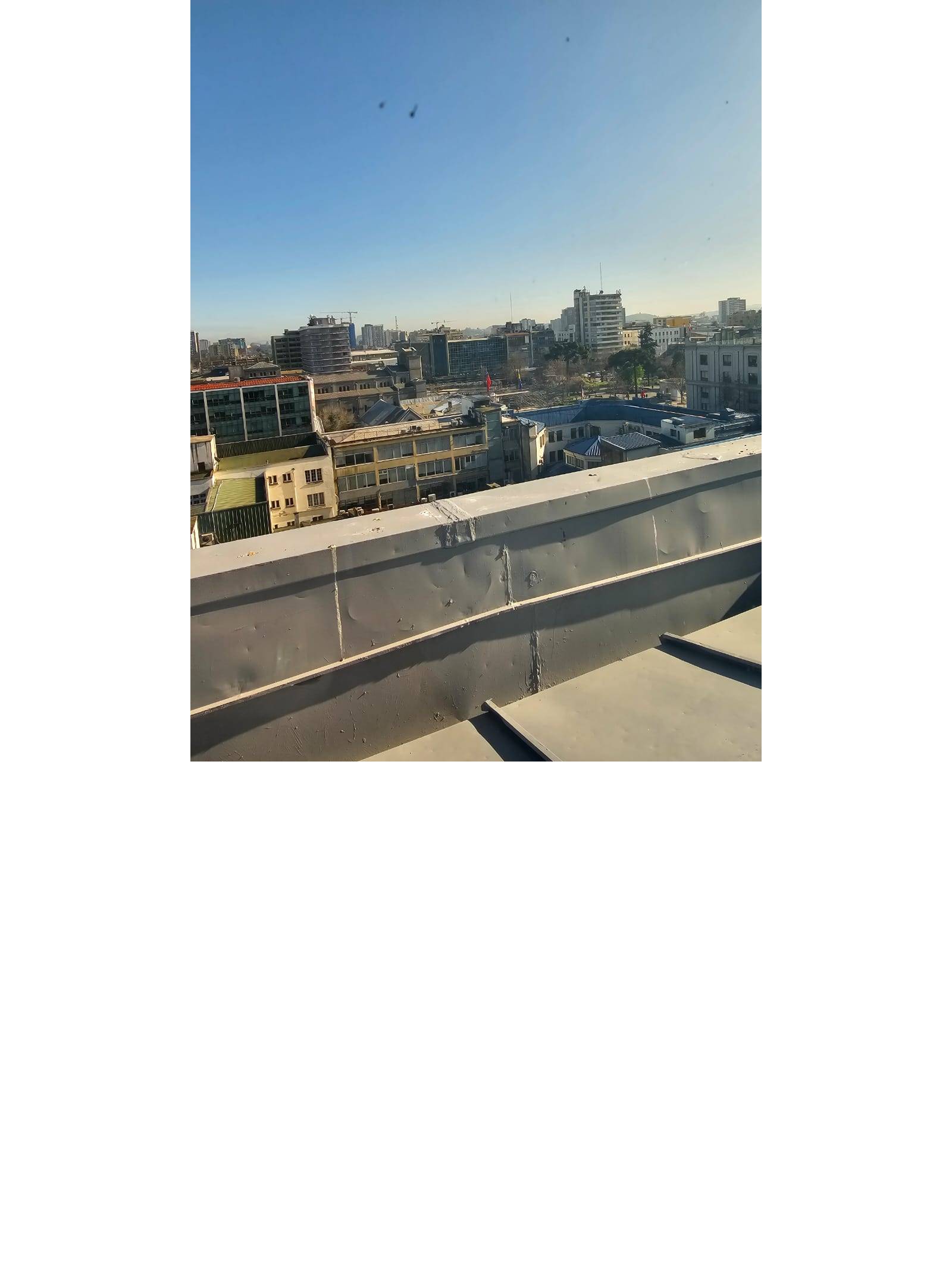 Vista panorámica urbana desde la oficina
