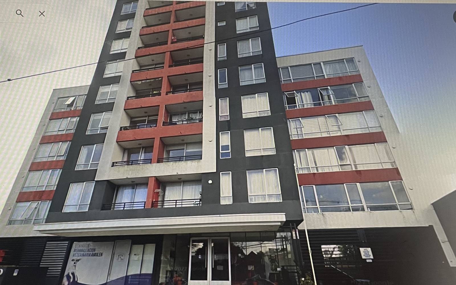 Fachada exterior del edificio residencial